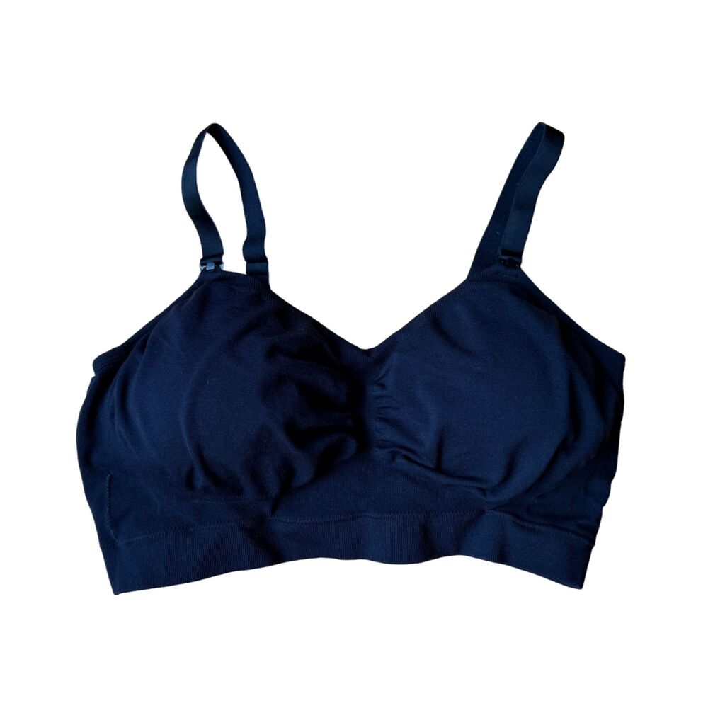 Kindred Bravely Black Sublime Hands Free Pumping Nursing Bra Size XXL Busty